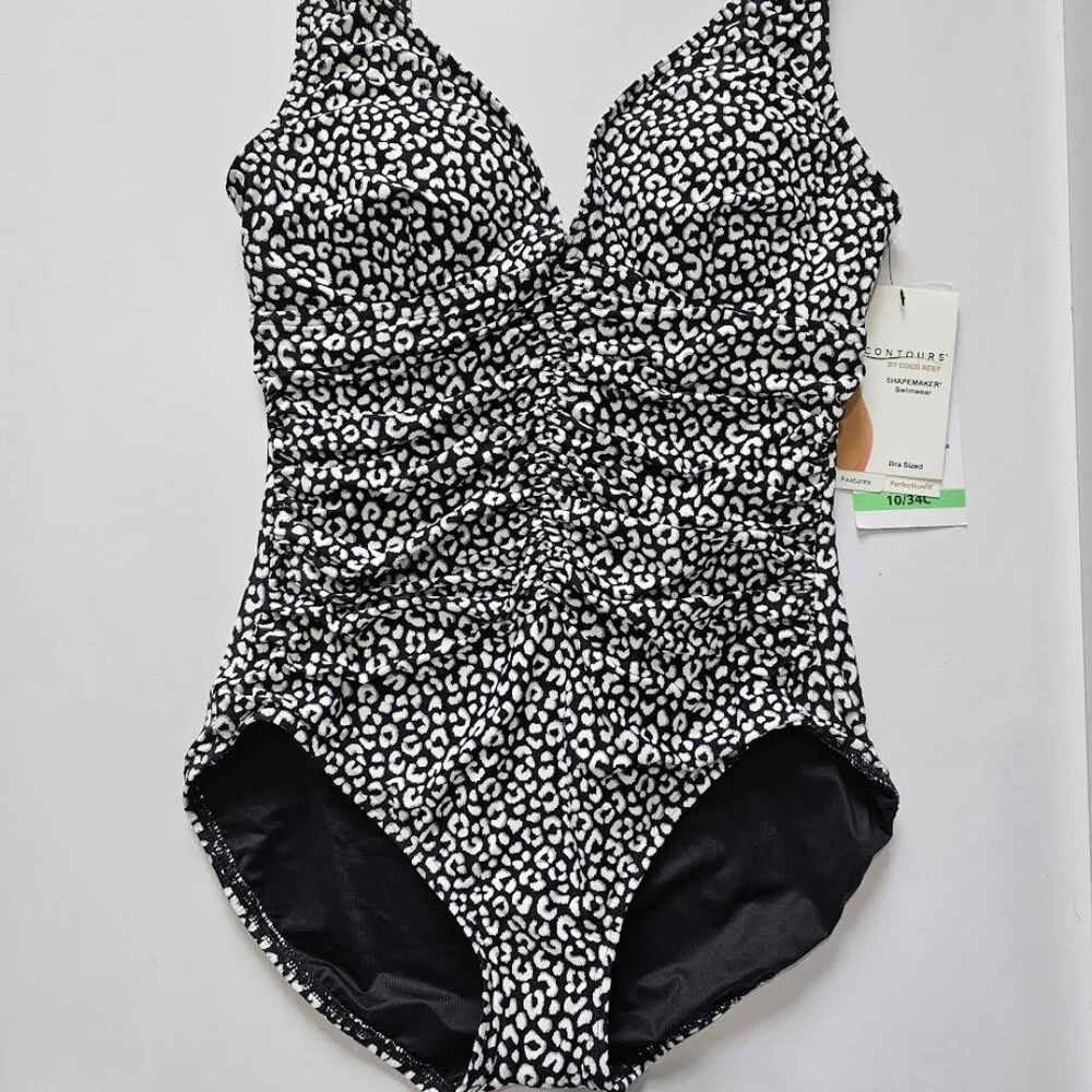 Coco Reef Contours Solitaire Printed One-Piece Swimsuit - Picture 5 of 12